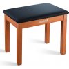 Donner Solid Hard Wooden Piano Bookcase Bench