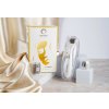 LED derma roller s mikroihličkami z nehrdzavejúcej ocele