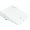 Sensillo Dojčenský vankúš klin biely Luxe s aloe vera do kočíka