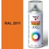 Sprej oranžový lesklý 400ml, odtieň RAL 2011 farba oranžová lesklá, Schuller Ehklar, farby v spreji PRISMA COLOR 91306