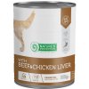 Natures Protection KONZERVA dog adult Beaf & Chicken liver 800g