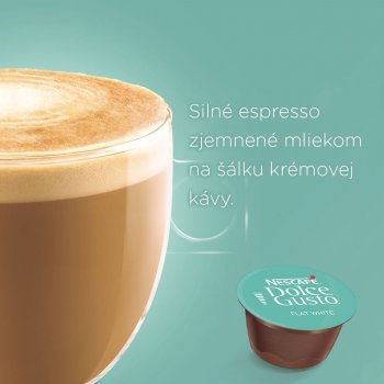 Nescafé Dolce Gusto Flat White kávové kapsule 16 ks