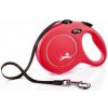 flexi Classic popruh L 8m/50kg červené NEW