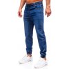Bolf pánske rifľové jogger nohavice 8106 tmavomodré