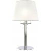 BARBARA STOLNÁ LAMPA 1XE14 BIELA/CHRÓM