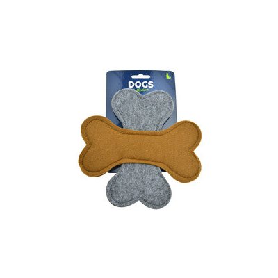 Filcové kousátko pro psa - Hnědo šedé
