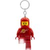 Lego Spaceman Kozmonaut červený svietiaca figúrka