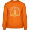 AWDis Sweat Mikina - Motív Save water - Drink Beer - Orange Crush - L - Dámske