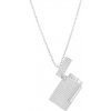 S.T. DUPONT - NECKLACE DIAMOND TIP SILVER Náhrdelník so zapaľovačom