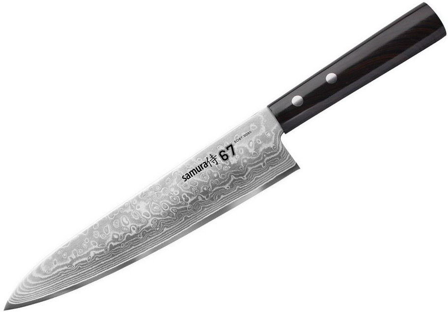 Samura DAMASCUS 67 Kuchynský nôž európsky šéfkuchár 20,8 cm