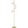 Ideal Lux | Ideal Lux - LED Stojacia lampa PERLAGE 4xG9/3W/230V zlatá/dymová | ID317816