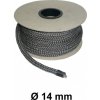 ZOP PLUS Šnúra žiaruvzdorná – šedá – o 14 mm – okrúhla