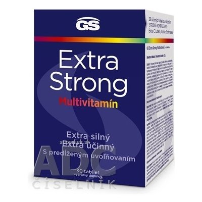 GS Extra Strong Multivitamín tbl 1x30 ks, 8595693300824
