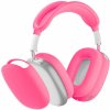 AppleKing 4v1 silikónový obal pre AirPods Max - ružový svietiaci v tme - možnosť vrátiť tovar ZADARMO do 30tich dní