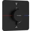 Hansgrohe ShowerSelect Comfort Q - Termostat pod omietku pre 2 spotrebiče, čierna matná 15583670