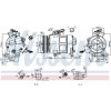 Kompresor klimatizácie NISSENS** FIRST FIT ** 12V 890249 EAN: 5707286403758