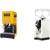 Gaggia New Classic E24 BC, yellow + Eureka Mignon Bravo, CR white