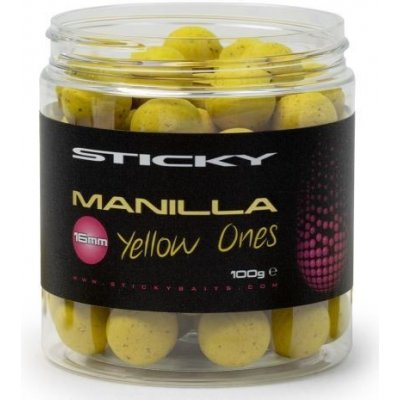 Sticky Baits Plávajúce Boilies Manilla Pop-Ups Yellow Ones 100g 14mm