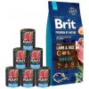BRIT Premium By Nature Sensitive Lamb 15 kg + Jahňacie mäso v konzerve 6x400 g