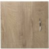 Aqualine DS125 dvierka do stupačiek 60x60x8,8 cm, dub Platin