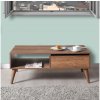 Adore Furniture | Konferenčný stolík 42x110 cm hnedá | AD0148