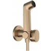 Hansgrohe - Nástenný ventil s ručnou bidetovou spŕškou, kefovaný bronz 29230140