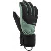Lyžiarske rukavice Leki Bird Junior Black/Dusty Green 6