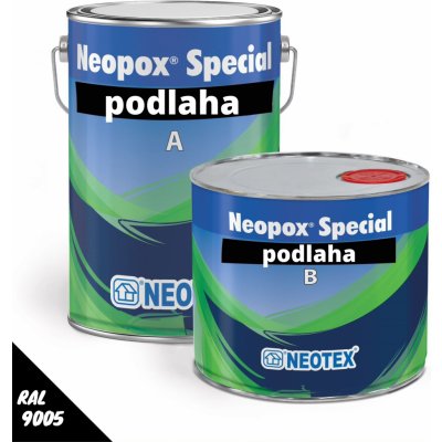 Neopox Špecial - epoxidový podlahový náter: 1 Kg Čierna
