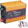 AUTOMOBILOVÝ MENIČ 4000W 12V PRE 220V 2XUSB