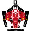 pracujezamna NÁLEPKA F1 FERRARI EDITION - ROBOTICKÁ KOSAČKA MAMMOTION LUBA 1