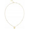 Zlatý náhrdelník so srdiečkom GUESS LOVE ME TENDER JUBN03241JWYG