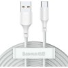 Baseus TZCATZJ-02 USB cable 1.5 m USB A USB C White