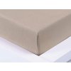 XPOSE® Jersey plachta Exclusive - kávová 200x220 cm, Jersey