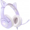 Herné slúchadlá Onikuma K9 RGB USB cat ears fialová (káblová)