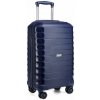 Kono K2093L Kufor spinner 55cm Modrý Navy USB Polypropylén