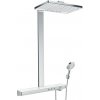 Sprchový systém Hansgrohe Rainmaker Select na stěnu s termostatickou batériou biela/chróm 27109400