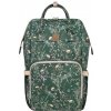 KikkaBoo Prebaľovací batoh Siena Luxe Secret Garden Deep Green