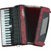 Latone MasterChord 34K 72RD Klávesový akordeón Red