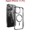 Swissten Clear Jelly MagStick Metallic iPhone 11 Pro čierne