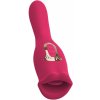 You2Toys Oral Fun Double Moving Lips Vibrating Thong & Shaft Red