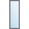 Plastové okno jednokrídlové ARON Basic biele/antracit 600 x 1300 mm DIN ľavé
