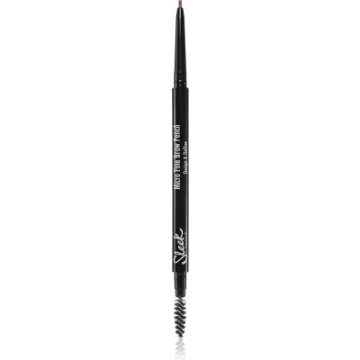 Sleek Micro-Fine Brow Pencil vodeodolná ceruzka na obočie s kefkou Medium Brown 6,3 g