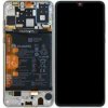 Továrenský Huawei P30 Lite biely LCD displej s dotykovou obrazovkou a rámom vpredu s batériou