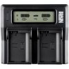 Newell DC-LCD dvojkanálová nabíjačka pre batérie DMW-BLF19E NL1226
