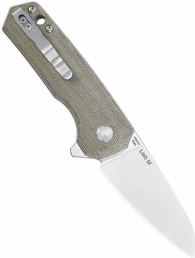 Kizer Lieb M Button Lock Micarta V3541C1