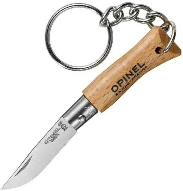 Opinel N°02 Inox Keychain Beech 000065