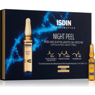 ISDIN Isdinceutics Night Peel exfoliačné peelingové sérum v ampulkách 10 x 2 ml