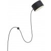 Muuto Nástenná lampa Post, black 22601