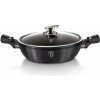 Plytký kastról 3,8 L s mramorovým povrchom 28 cm Berlingerhaus Metallic Line Carbon Pro Edition BH-6898