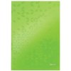 LEITZ Zápisník WOW, A4, linka, zelená